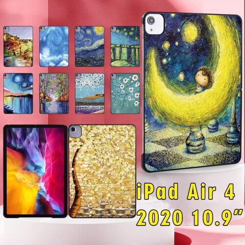 For Apple IPad Air 4 2020 10.9 Inch A2072/A2316/A2324/A2325 High-quality Anti-Fall Tablet Hard Shell Back Cover+Stylus