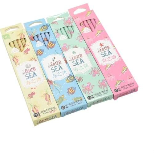 96pcs student pencils quality wood painting pencil With eraser safety environmental protection HB pencil students pen