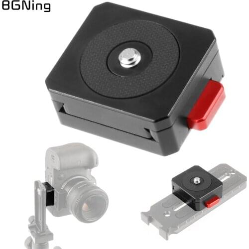 Multifunction Aluminum Alloy Camera Support Quick Release Plate V Mount Battery Board with 1/4 Screw for DSLR Photo Accessories