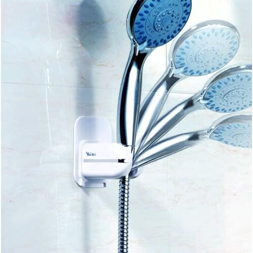 Shower stand 4-speed adjustable free punch suction cup adjustable shower head bathroom wall-mounted spray head fixed botto