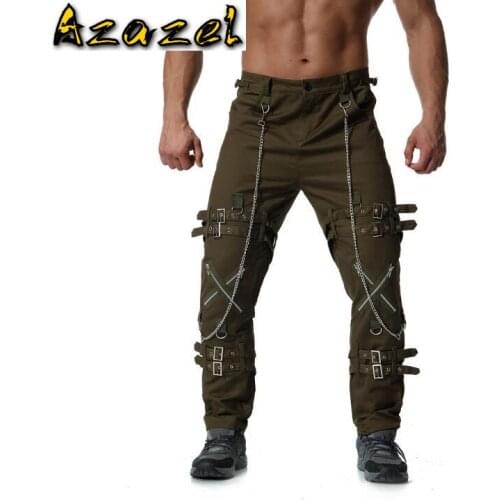 2020 new Mens Solid High Quality Pants Sweatpants Brand Men Joggers Hip Hop Harem Pants Male Personal zipper decoration Trousers