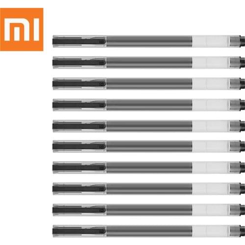Original Xiaomi Mijia Gel Pens 0.5mm Large Capacity Ink Durable Neutral Pen Gel Ink Pen Quick Drying Smooth Writing Stationary