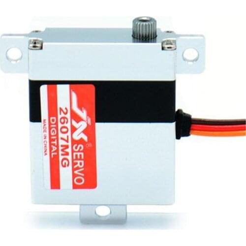 PDI-2607MG JX 7.2kg 0.13 sec digital full mental aluminium case wing servo for glider plane helicopter