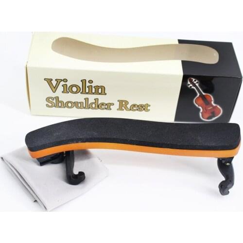 TONGLING Europe Maple Solid Wood Violin Shoulder Rest Shoulder Pad Violin Accessories Fit for 4/4 3/4 1/2 1/4 1/8 1/16 Violin