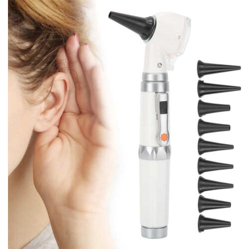 Professional Otoscope Optical Diagnostic Otoscope Ear Check Examination Tools Portable Ear Care Tool With 9 Pcs Ear Muffs