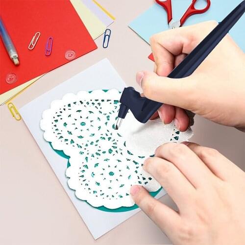 DIY Art Craft Cutting Tools 360 Rotating Blade Paper Cutter 3 Replace Knife Wear Resisting Cutting Tool Window Grilles Making