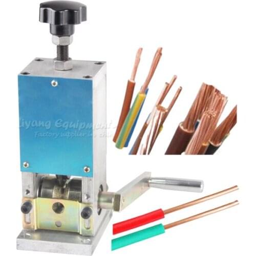 Copper Recycle 1mm-25mm Manual Cable Stripper Wire Stripping Machine 220V Scrap Copper Separation