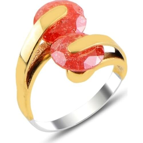 Silverlina Silver Authentic Zircon Cubic Zirconia Adjustable Tall Ring