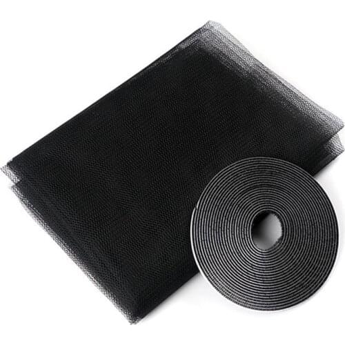 Protector 130x150cm Mosquito Bug Window Screen Curtains Mesh Door Nets Indoor Black Kitchen Inset adhesive Room Insect Anti Self