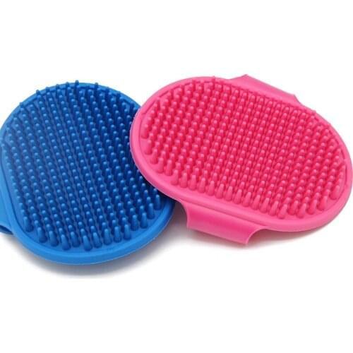 Dog Grooming Supplies Pet Dog Cat Bath Brush Comb Rubber Glove Hair Fur Grooming Massaging Massage Pets Silicone Washing Glove