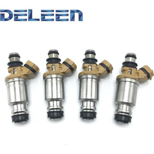 Deleen 4x High Impedance Fuel Injector 23250-16150 For Toyota Car Accessories