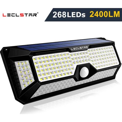 268 308 LEDs Outdoor Solar Lights Led Exterior Led Garden Solar Lights IP65 Waterproof Night Light Decoration Modern Wall Lamp