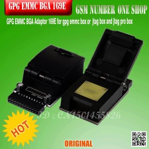 100% 2017 new version original GPG EMMC BGA Adaptor 169E for gpg emmc box or jtag box