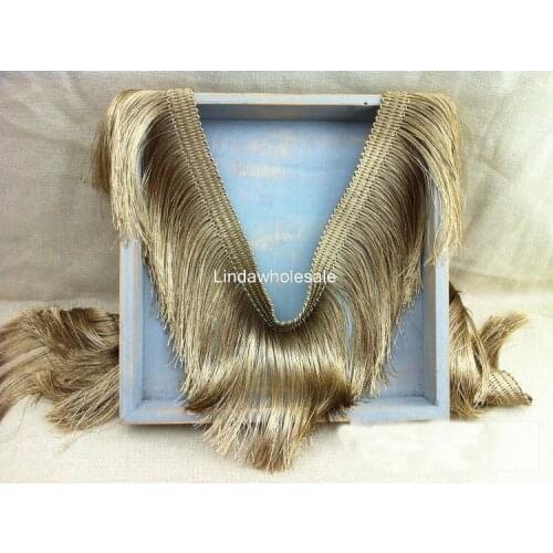 11cm wide golden tassels lace,sewing accessories lace trim,2meters/lot