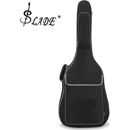 41 Inch Lightweight Oxford Fabric Guitar Case Gig Bag Double Straps Padded 10mm Cotton Soft Waterproof Backpack