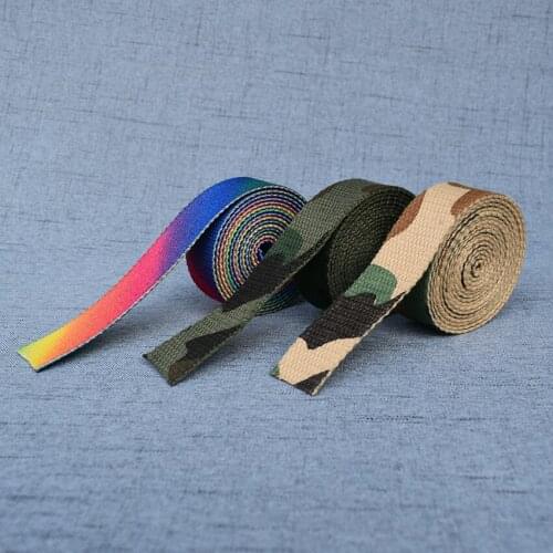 50 Yards Width 25mm Webbing Luggagg Straps Rope Dog Pet Collar Leash Harness Backpack Bag Garment DIY Yoga Belt Accessory