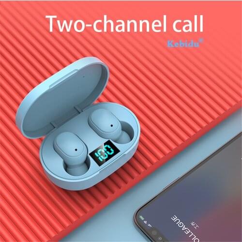 Kebidu bluetooth wireless headphones for huawei xiaomi Mini Earphone bass TWS headset Stereo sport Earbuds with mic