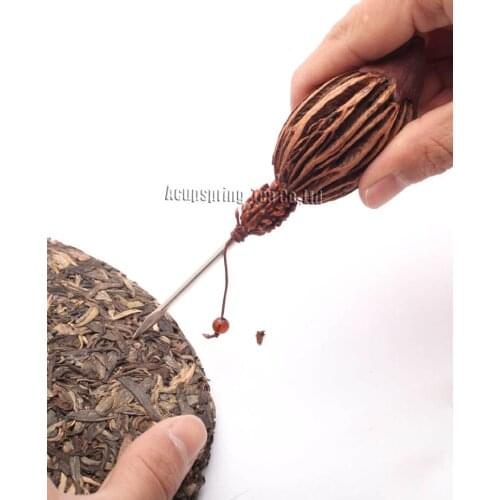 Bodhi Handle Tea Knife for Prying Pu erh Tea Cake,Tea Needles & Cutters,Tea Tool,Teaware,PJ30