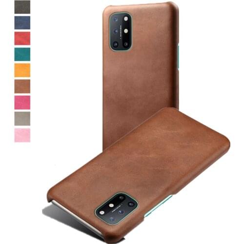 For OnePlus 8T 8 7 7T Pro Cover Luxury Slim Vegan Leather Phone Case Coque For One Plus 1+ Nord N100 N10 5G 6T 5T 6 5 Capa Funda