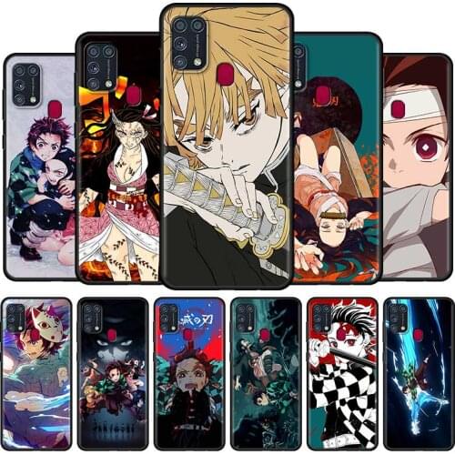 Demon Slayer Anime Phone Case For Samsung Galaxy F62 F52 5G F41 F22 F12 M62 M42 M32 M21 M31 M30s M51 M31s M11 M01 M10 Cover