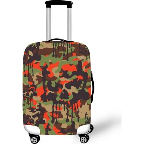 Elastic Luggage Protective Cover Case For Suitcase Protective Cover Trolley Cases Covers 3 Travel Accessories Camouflage Pattern