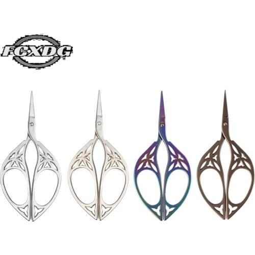 Hot Selling Retro Craft Scissors Handmade DIY Sewing Supplies Cross Stitch Scissors Wholesale Sewing Tools Needlework Scissors