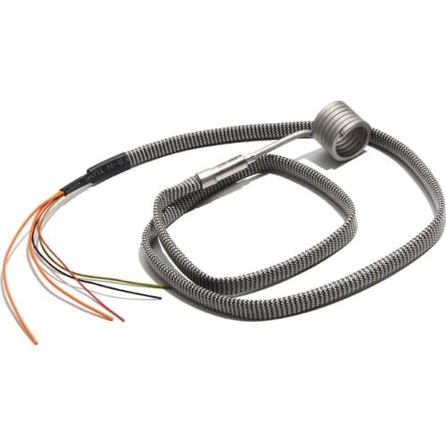 22mm ID 25~50mm Height Hot Runner Heating Coil 4.2*2.2mm Section Size 110V/220V/380V Spring Band Heater for Injection Machine