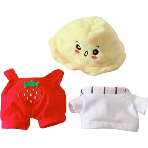 1 set 20cm doll clothes Lovely dolls accessories for our generation Korea Kpop EXO idol Dolls gift DIY Toys