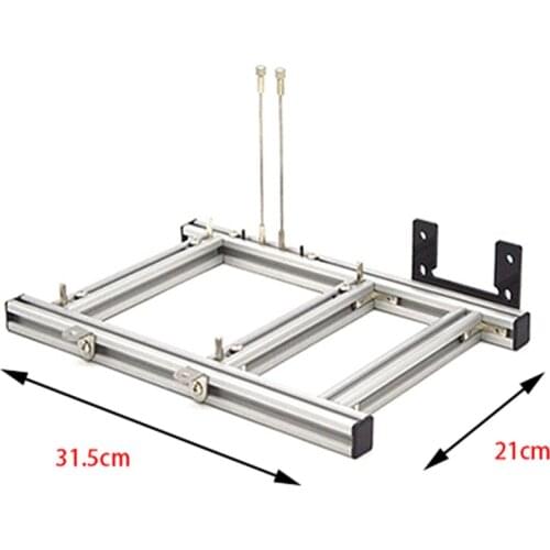Open Frame Overclock Air Case ITX MATX ATX EATX PC Test Bench Computer Mini Aluminum HTPC Support Graphics Card Cable Clamp