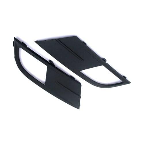 Pair Front Bumper Fog Light Grille For VW Jetta MK6 Facelifted Model 2015-2017