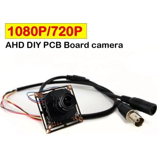 1080P 720P AHD DIY PCB Board camera Module CCTV Security Camera with HD 3.6mm Lens support for IR LED 2MP 1MP AHD Camera