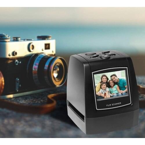 Protable Negative Film Scanner 35mm 135mm Slide Film Converter Photo Digital Image Viewer with 2.4" LCD
