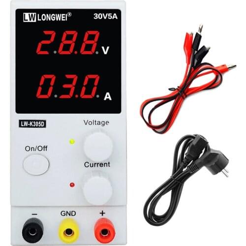 LW-K305D 30V 5A Adjustable DC Voltage Regulators Switch Power Supply laboratory Mini DC Power Supply 0.1V 0.01A Digital Display