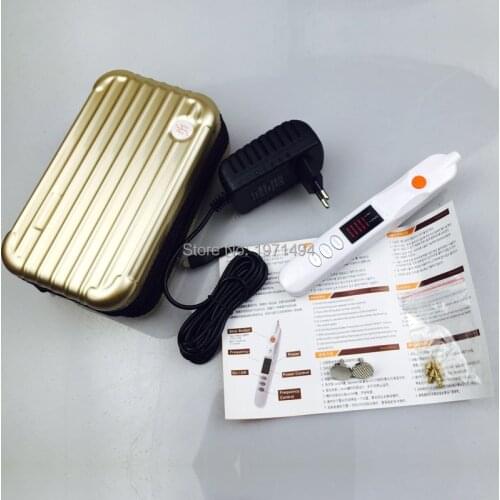 Cheapest 10 sets laser plasma pen wrinkle removal pen skin mole removal machine eyelid lifting skin tattoo handpiece 6pcs needle