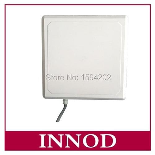 UHF RFID card reader 1-10m range integrated 9.2dBi circular polarized UHF Far Field antenna Read Integrative UHF RFID Reader