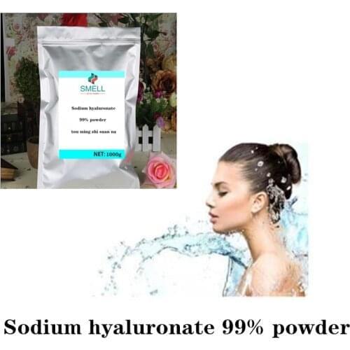 SOST Hyaluronic Acid Sodium Cosmetic Grade Raw Material Sodium hyaluronate Whitening Skin Care Face Serum Anti-Aging free shipp