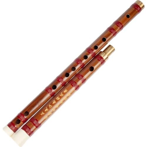 Handmade Traditional Bamboo Flute Chinese Dizi Musical Woodwind Instrument In D Tone