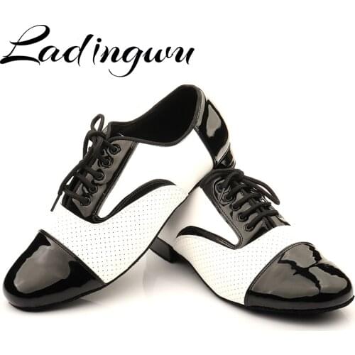 Ladingwu Ladingwu Men Latin Dance Shoes Ballroom Jazz Tango Sneaker Dance Shoes For Boy Dance Sneaker Men Shoes Man Dancing