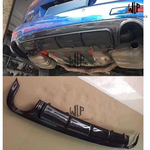 R36 High Quality Carbon Fiber Rear Bumper Diffuser Rear Lip Car Styling Fit for Volkswagen R36 Car Body Kit 2010-2015