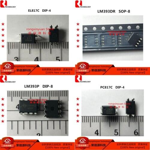 10 PCS EL817C DIP-4 EL817(C)-F EL817 LM393DR LM393 SOP-8 LM393DR2G LM393P DIP-8 LM393 LM393N PC817C PC817 DIP-4 PC817-C New
