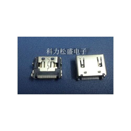 10PCS HDMI 19P Socket