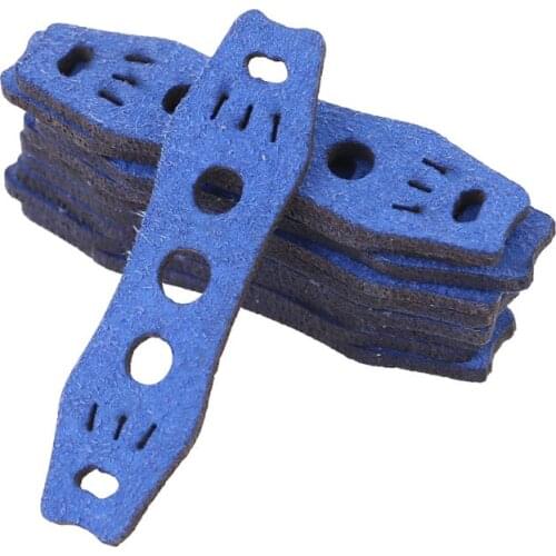 10 Pcs Catapult Microfiber Leather Bags Slingshot Flat Rubber Band Leather Pocket Used For Hunting Slingshot 2 mm Thickness L43E