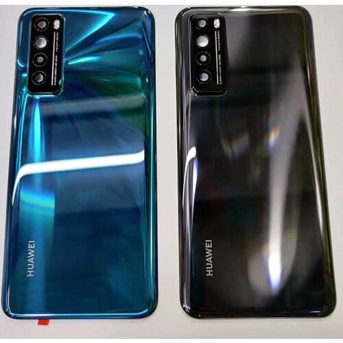 100% Original Glass Battery Cover For Huawei Nova 7 JEF-AN00 Case Rear Housing door Mobile phone Back Cover Case For NOVA7