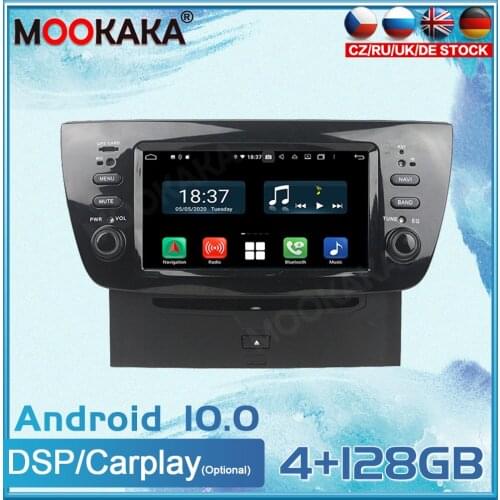Android 10.0 For Fiat DOBLO 2010-2014 Car Radio GPS Navigation Multimedia Player Radio Tape Auto Stereo Headunit Carplay