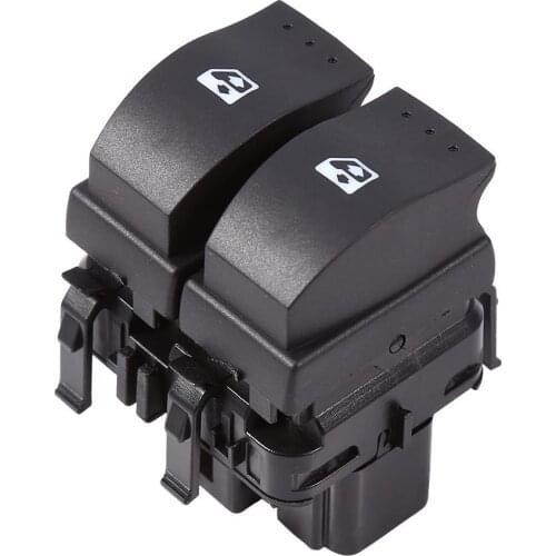 Car Electric Window Control Double Switch Button For Renault Clio II 2 B0, B1,B2,CB0,CB1,CB2,SB0 SB1 SB2 (1998-2014)8200 060 045