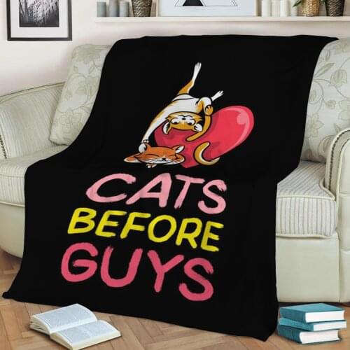 Anti Valentines Day Flannel Throw Blanket 3D Printed Keep Warm Sofa Child Blanket Home Decor Textiles Dream Family Gift