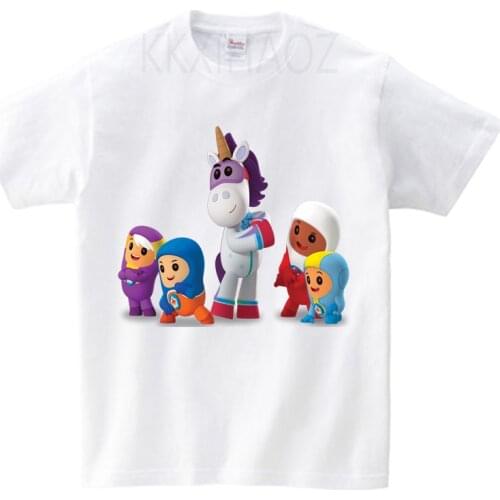 Go jetters Adventure anime Children Summer T-shirt boy baby girl cotton breathable short sleeved T-shirt 2020 3-8T child T-shirt