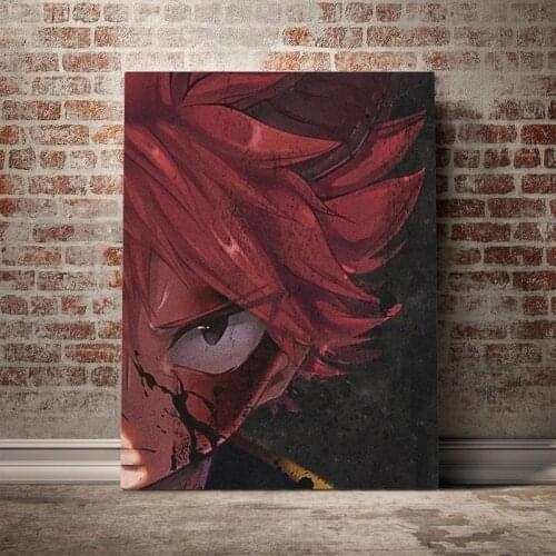 HD Prints Demon End Natsu Dragneel Canvas Painting Wall Art Living Room Anime Pictures Home Decoration Modular Poster Framework