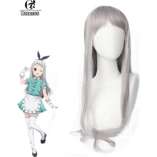 ROLECOS Hideri Kanzaki Hair Blend S Cosplay Synthetic Hair Anime Cosplay Headwear Stile Cafe Sadistic Women Synthetic Hair