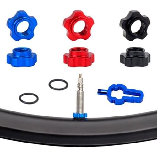 Mountain Bike Wheel Converter Nut Rim Conversion Nut with Installation Wrench